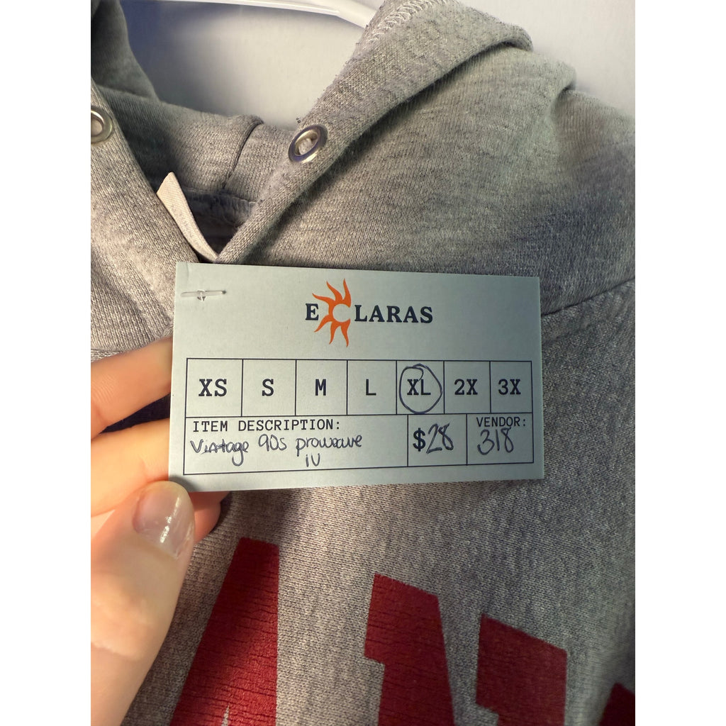 Vintage 90s pro-weave IU hoodie