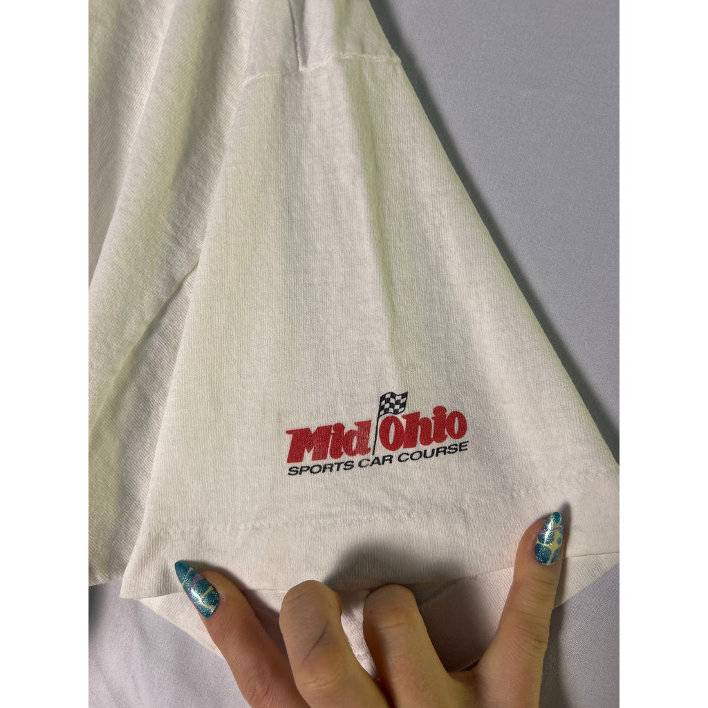 1993 IndyCar CART Pioneer 200 Lexington, Ohio Racing Graphic White Shirt XL