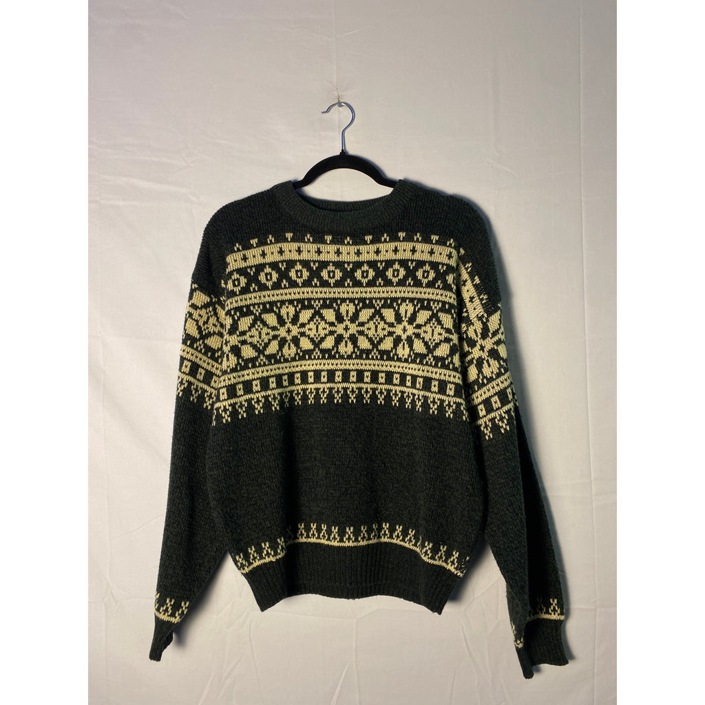 Vintage Dark Green Knit Sweater