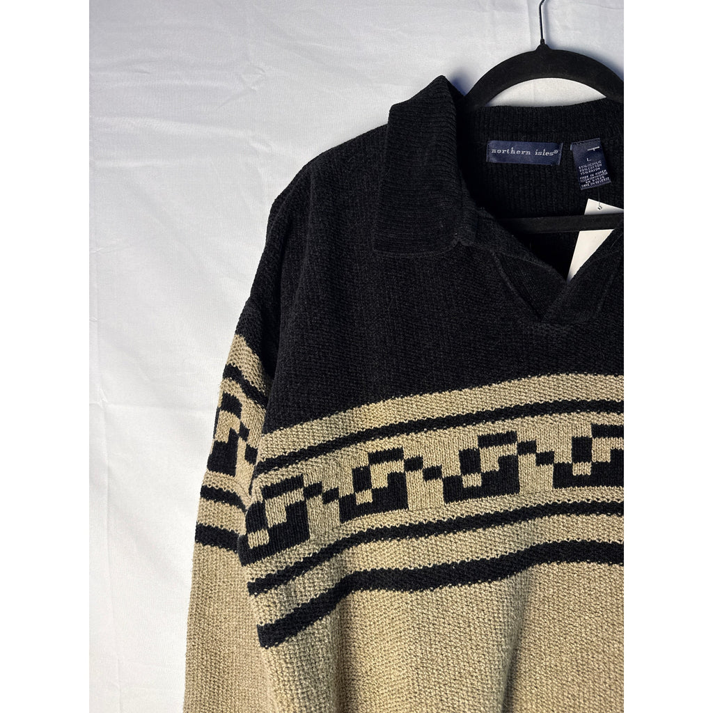 Northern Isle Two Tone Knit Sweater