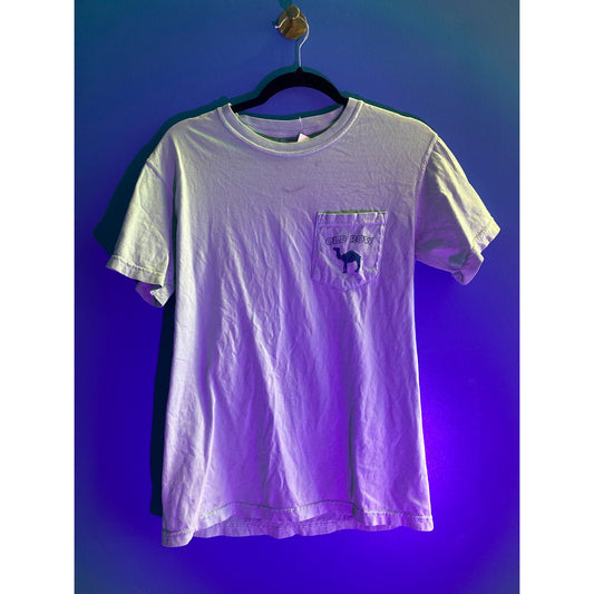 Comfort Colors Old Row Camel Smooth and Unfiltered Pocket Tee Shirt Men's Small