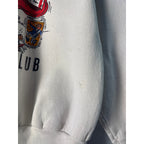 Fruit of the Loom Indiana BIG10 Breakfast Club Sweater White Pullover Size Large