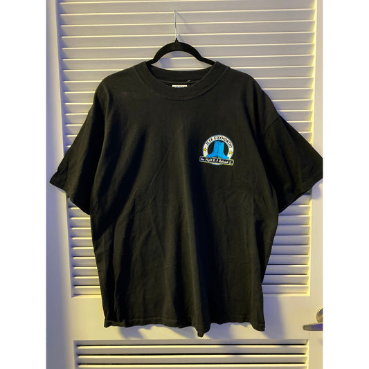 Gildan JEFF FOXWORTHY Totally Committed Tour Redneck Black T-shirt Men's Size XL