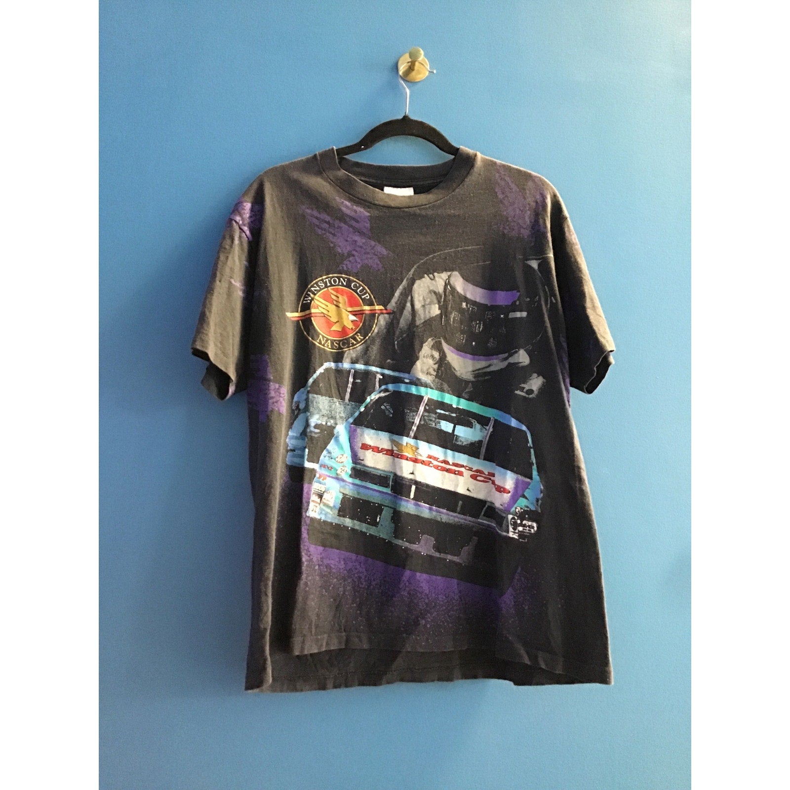 Vintage Motorsport 1995 NASCAR Winston AOP Shirt International Speedway Large