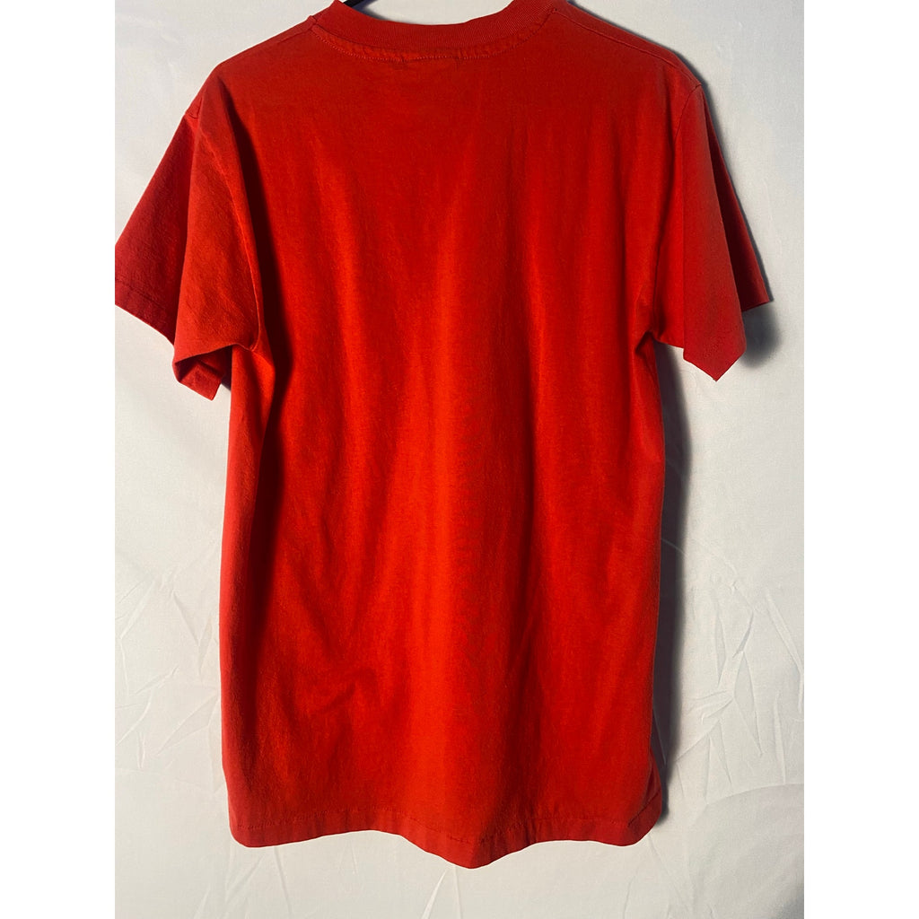 Hanes Bradford Woods IU Indiana University Graphic Print Red Shirt Men's Medium