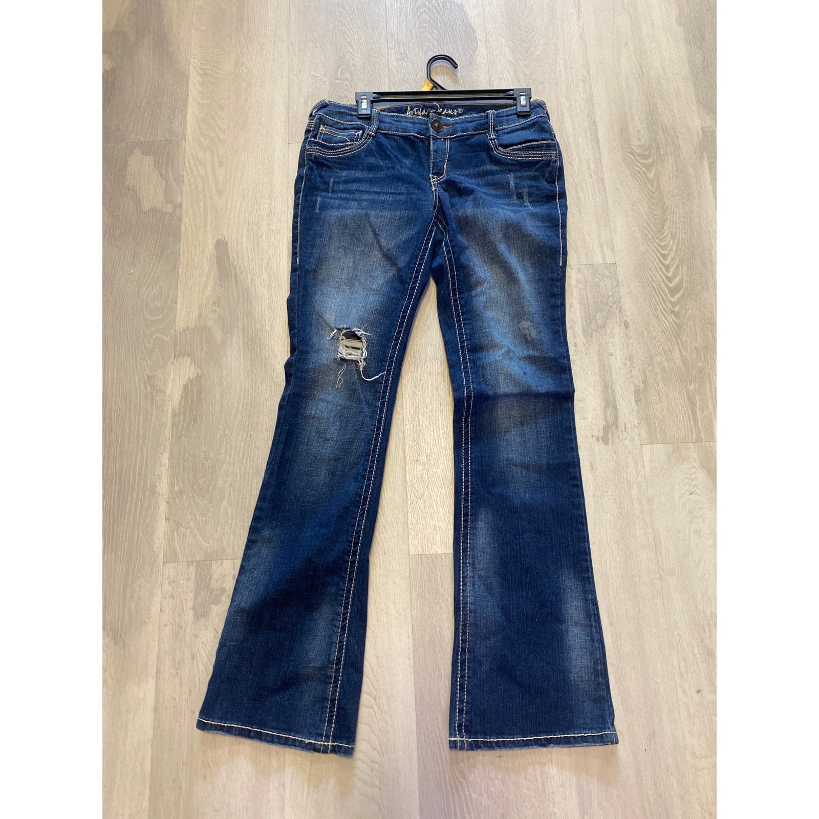 Ariya Jeans Blue Denim Modern Bootcut Jeans 5-Pockets Women's Size 7/8