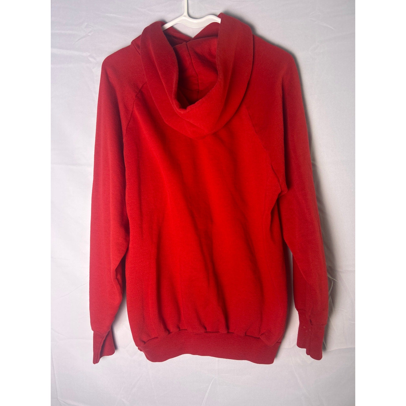 Vintage 90s LOGO 7 INDIANA Hoosiers Red Hoodie Pullover Sweatshirt Men's Size XL