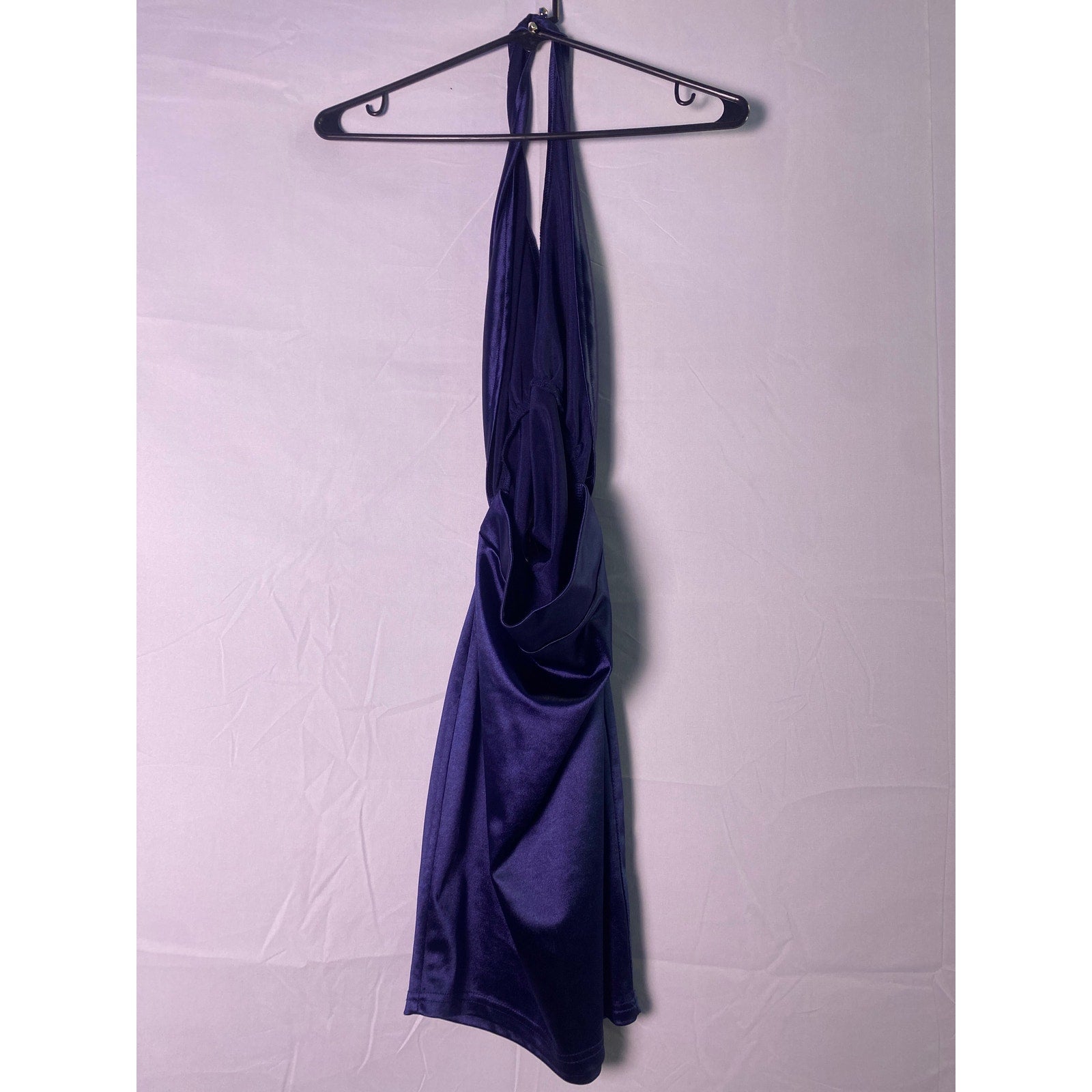 Windsor Navy Blue Halter Cut-Out Bodycon Dress Women's Size Medium