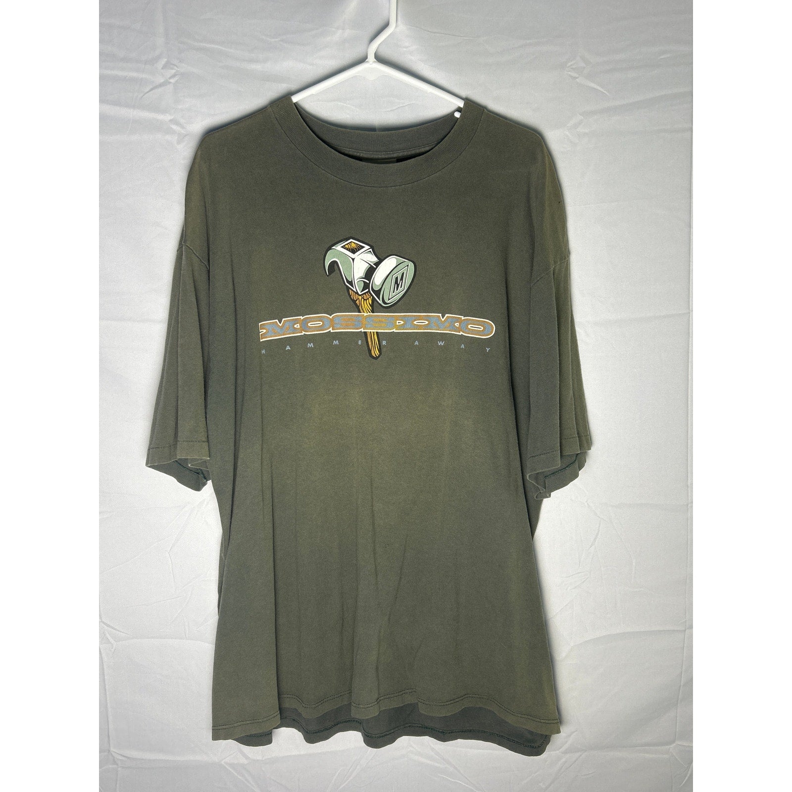 Vintage Mossimo Hammer Nail Tee Shirt Short Sleeve Men’s Size XL
