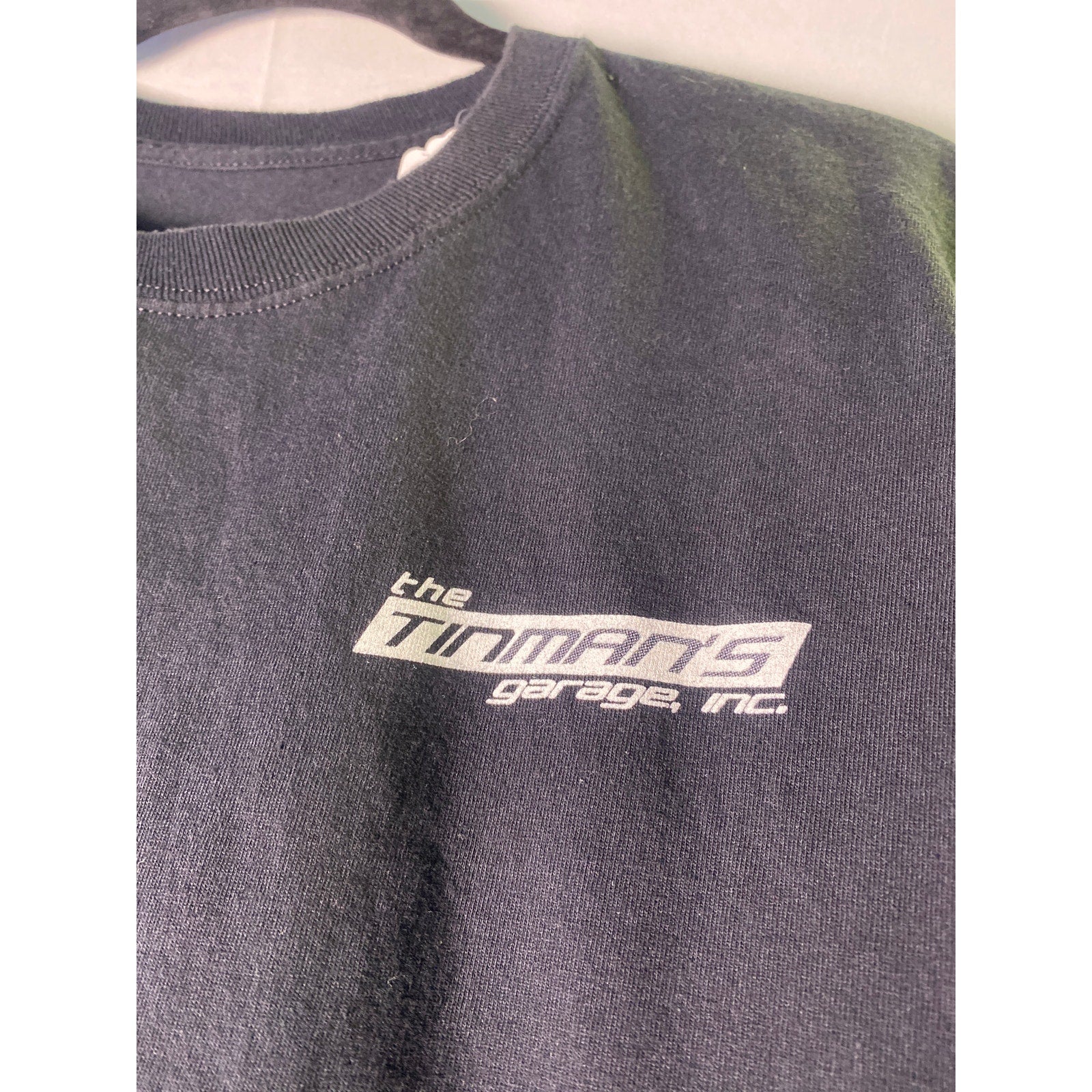 The Tinman's Garage, Inc Printed Black T-shirt Men's Size 2XL