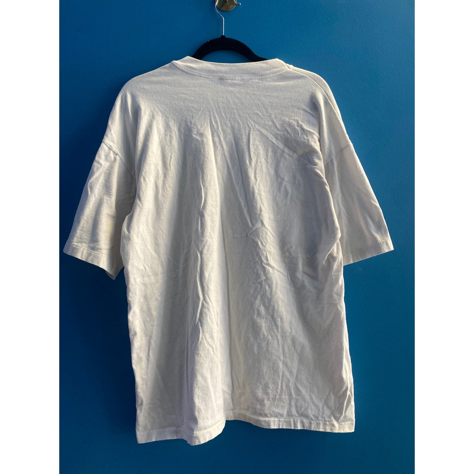 Sun Island Reggae Dancing Jamaica Graphic Print White Crew Neck Shirt Men's XL