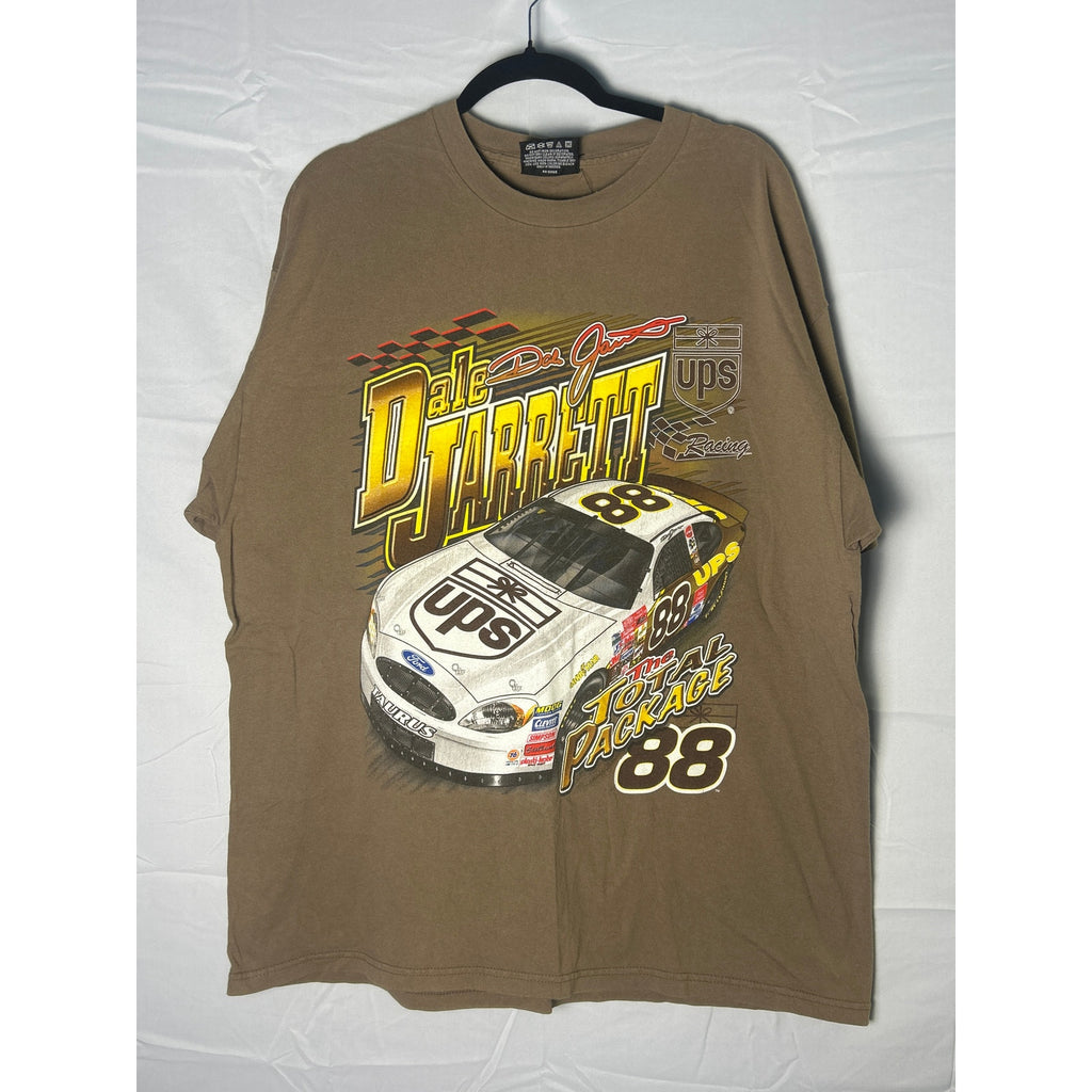 Vintage Chase Authentics Dale Jarrett 88 Total Package Double Print Shirt Large