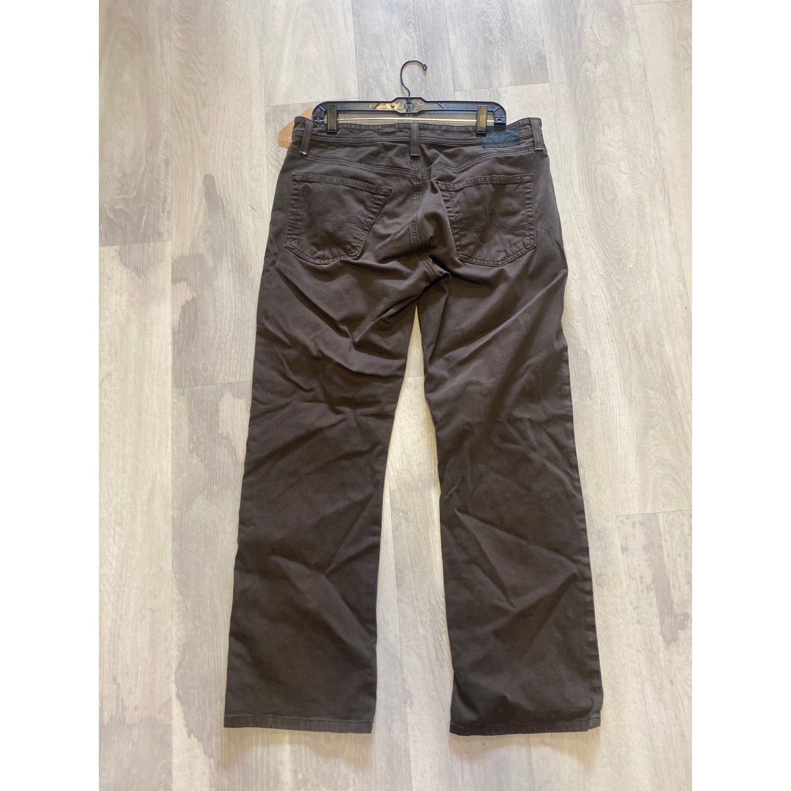 Adriano Goldschmied The Protégé Brown Straight Leg Jeans Men's Size 34x34