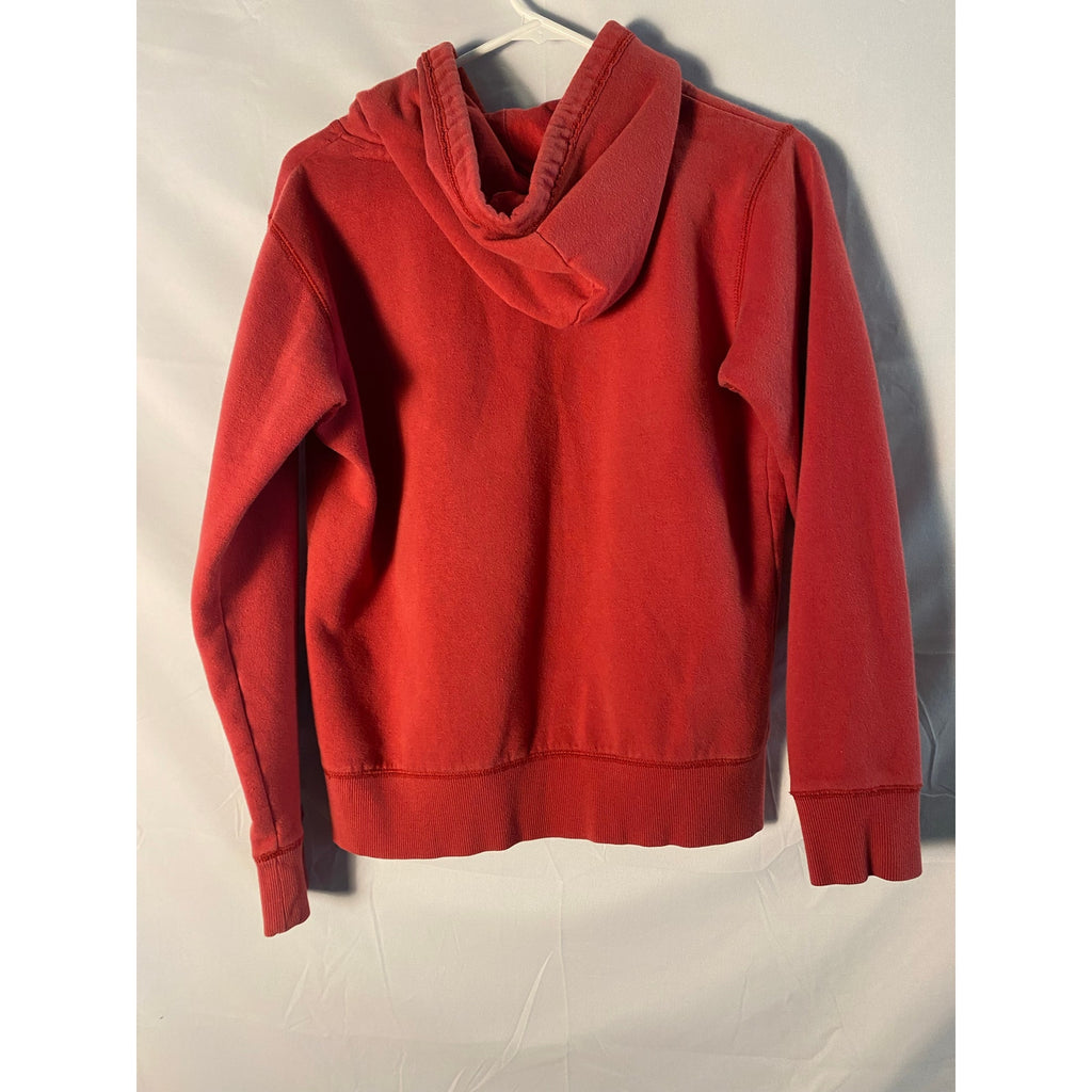 Vintage IU Indiana Stadium Athletics Embroidered Red Hoodie