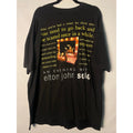 Vintage 1999 An Evening with Elton John SOLO Tour Graphic Shirt Men's Size XL
