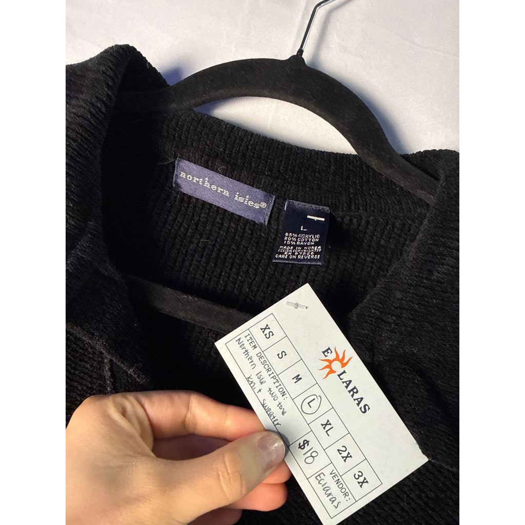 Northern Isle Two Tone Knit Sweater