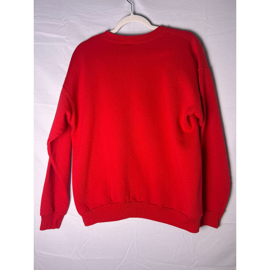 Hanes IU Indiana Hoosiers Red Crewneck Pullover Sweatshirt Women's Size Large