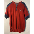 Vintage 90s Tommy Hilfiger Quarter Zip Red Blue Shirt Men's Size Large Crewneck