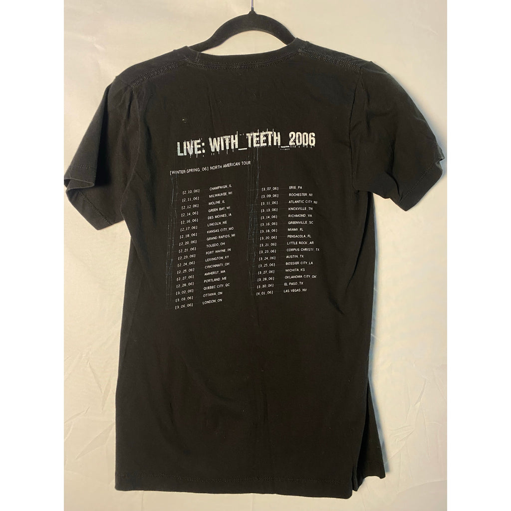 Vintage 2006 NIN Inch Nails Live: With Teeth North American Tour Shirt Small
