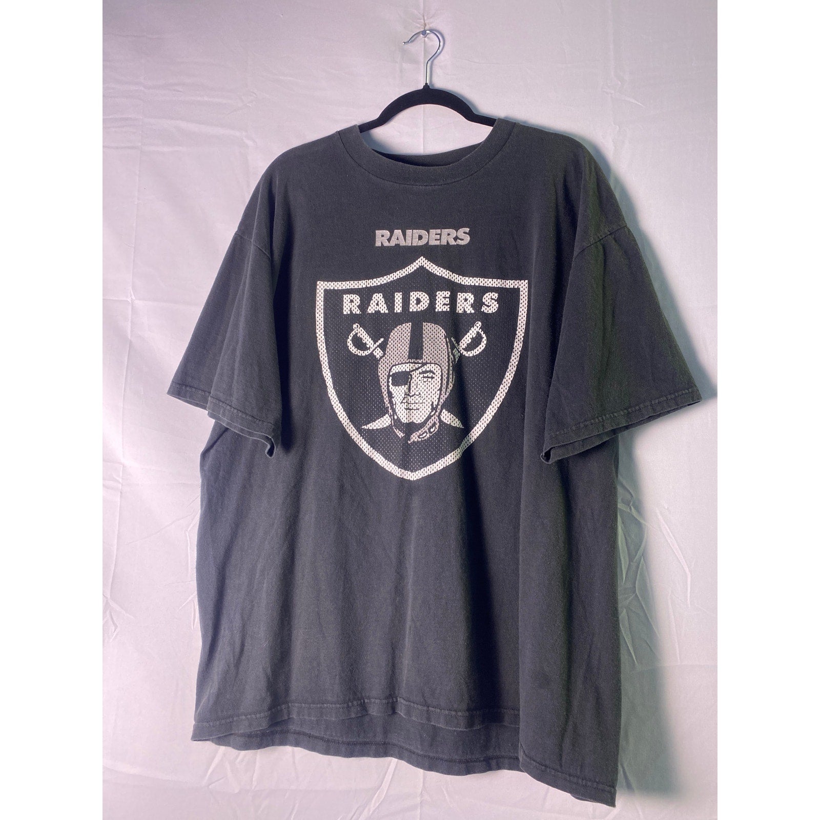 Vintage Las Vegas Raiders Graphic Tee Black Shirt Men's Size 3XL