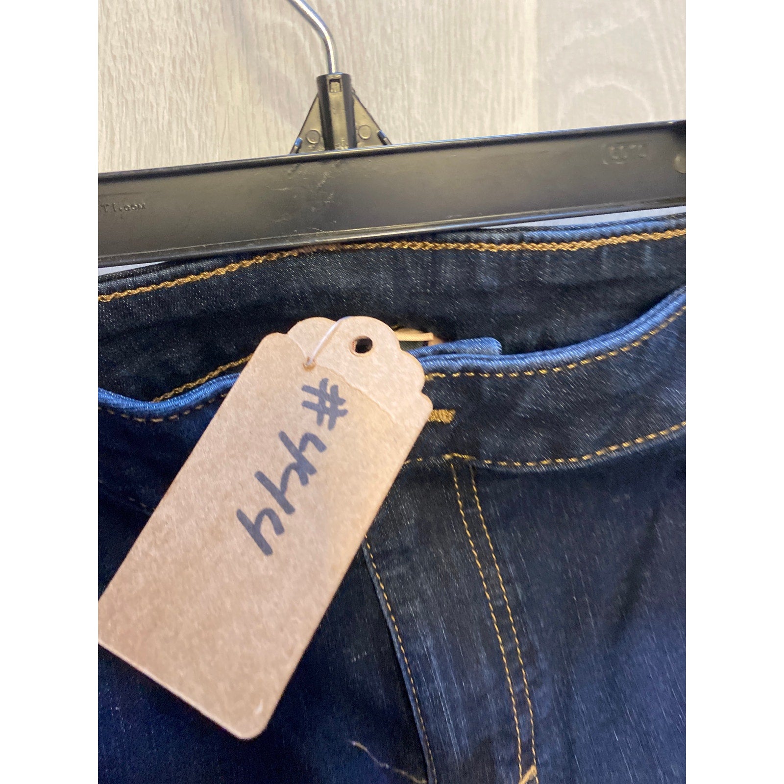 Evri Blue Denim Dark Wash Bootcut Jeans 5-Pockets Women's Plus Size 18W