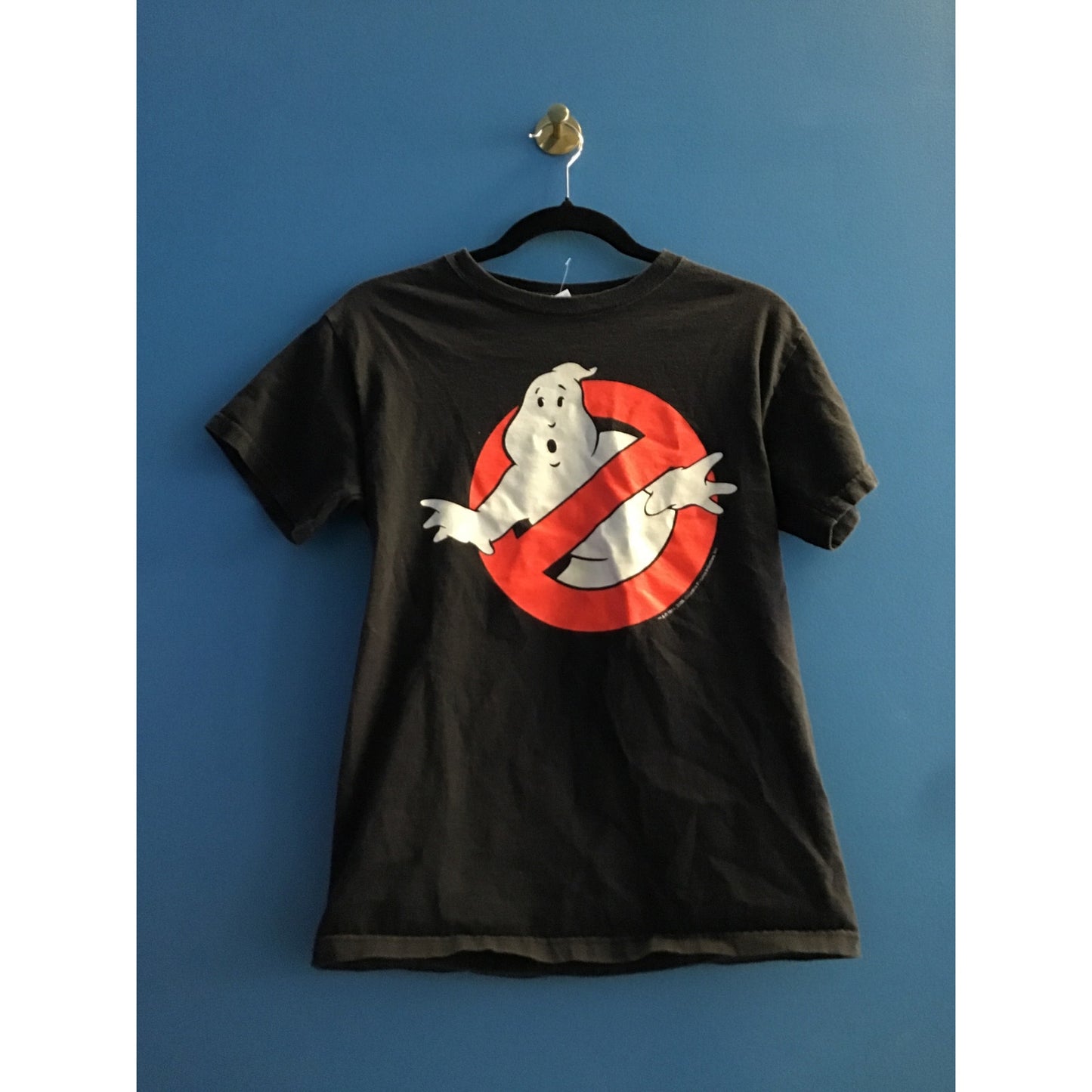 2009 Ghostbusters Glow Promo Black Shirt Women's Size Medium