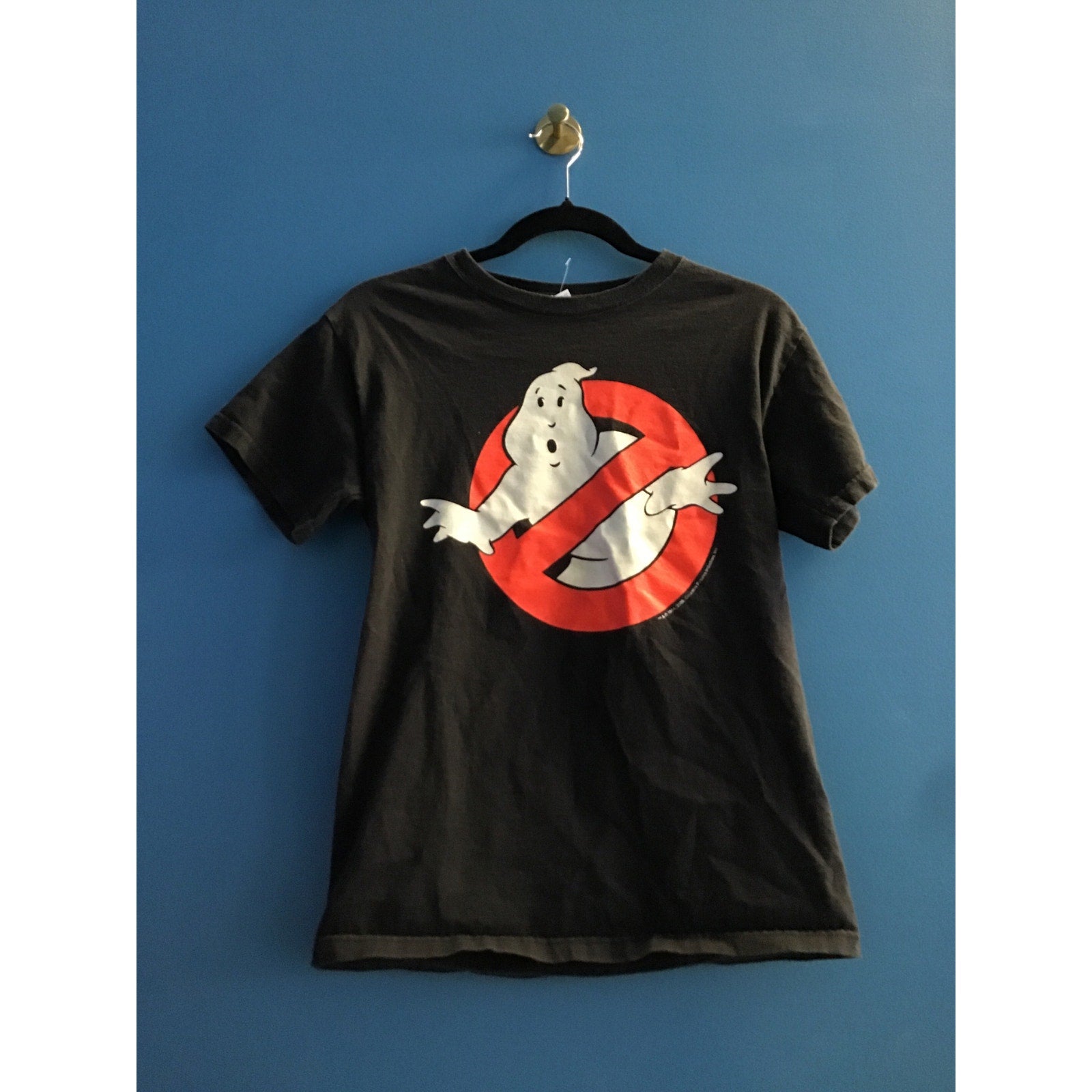 2009 Ghostbusters Glow Promo Black Shirt Women's Size Medium