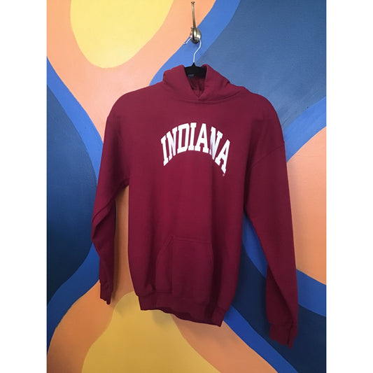 Gildan INDIANA Red Pullover Hoodie Jacket Women's Size XL