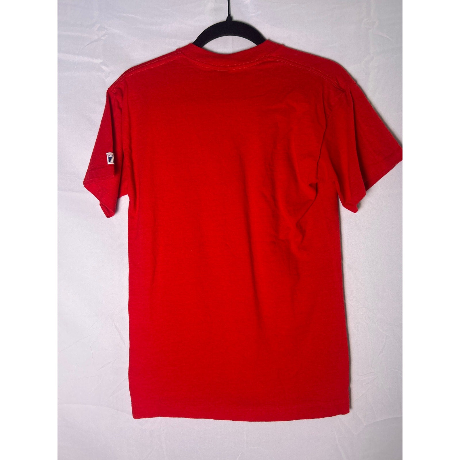 Logo 7 IU Indiana Hoosiers Graphic Print Red T-shirt Men's Size Small