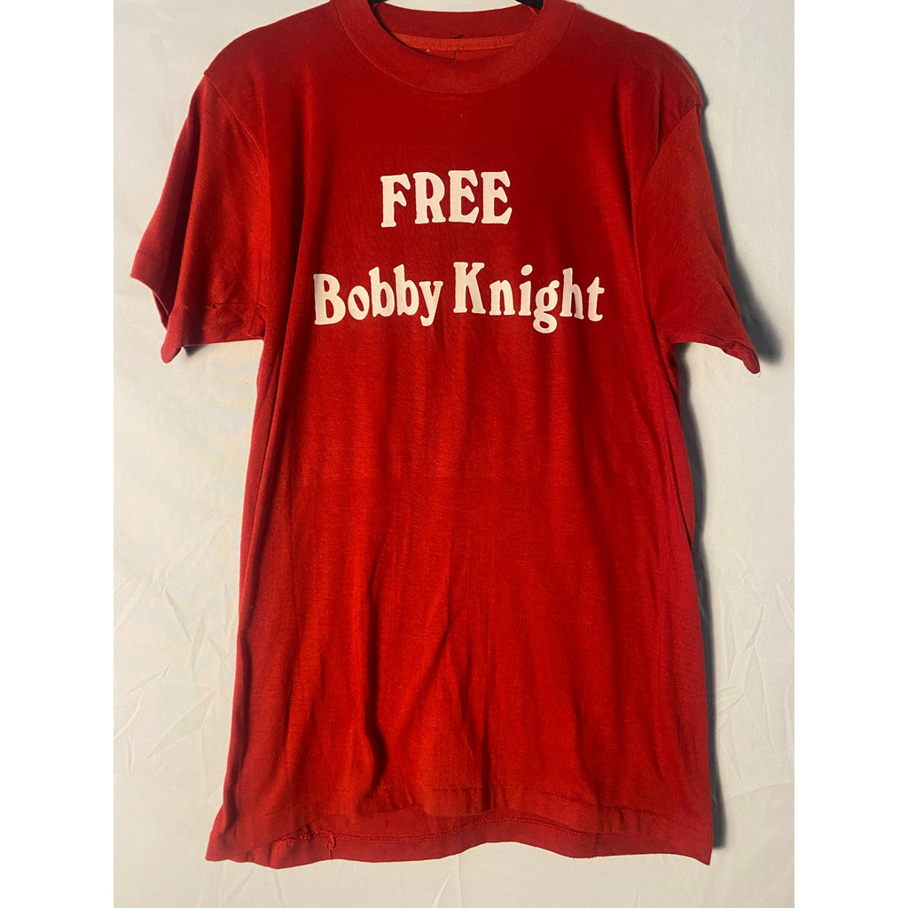 Gildan Free Bobby Knight San Juan Graphic Print Red Shirt Men's Size Small