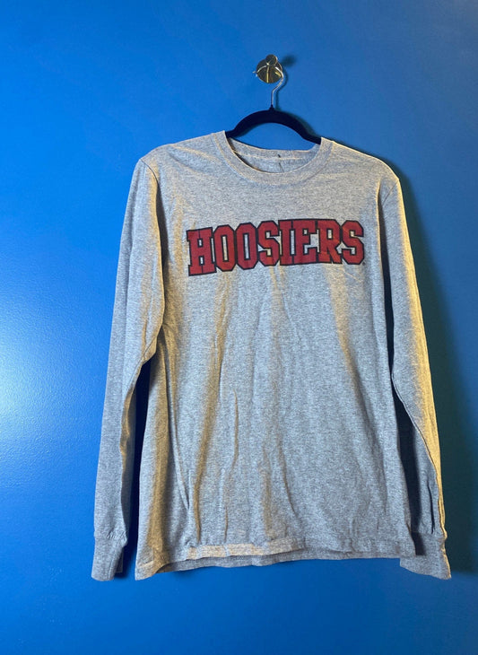 IU INDIANA HOOSIERS Gray Long Sleeve Shirt Men's Size Small