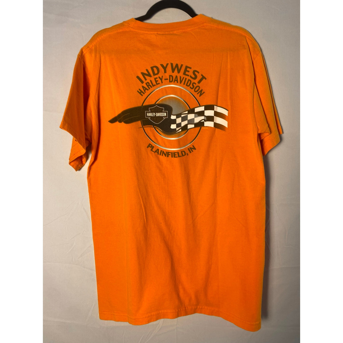 Harley Davidson 1903 Eagle Classic INDYWEST Plainfield, IN Orange Shirt Large