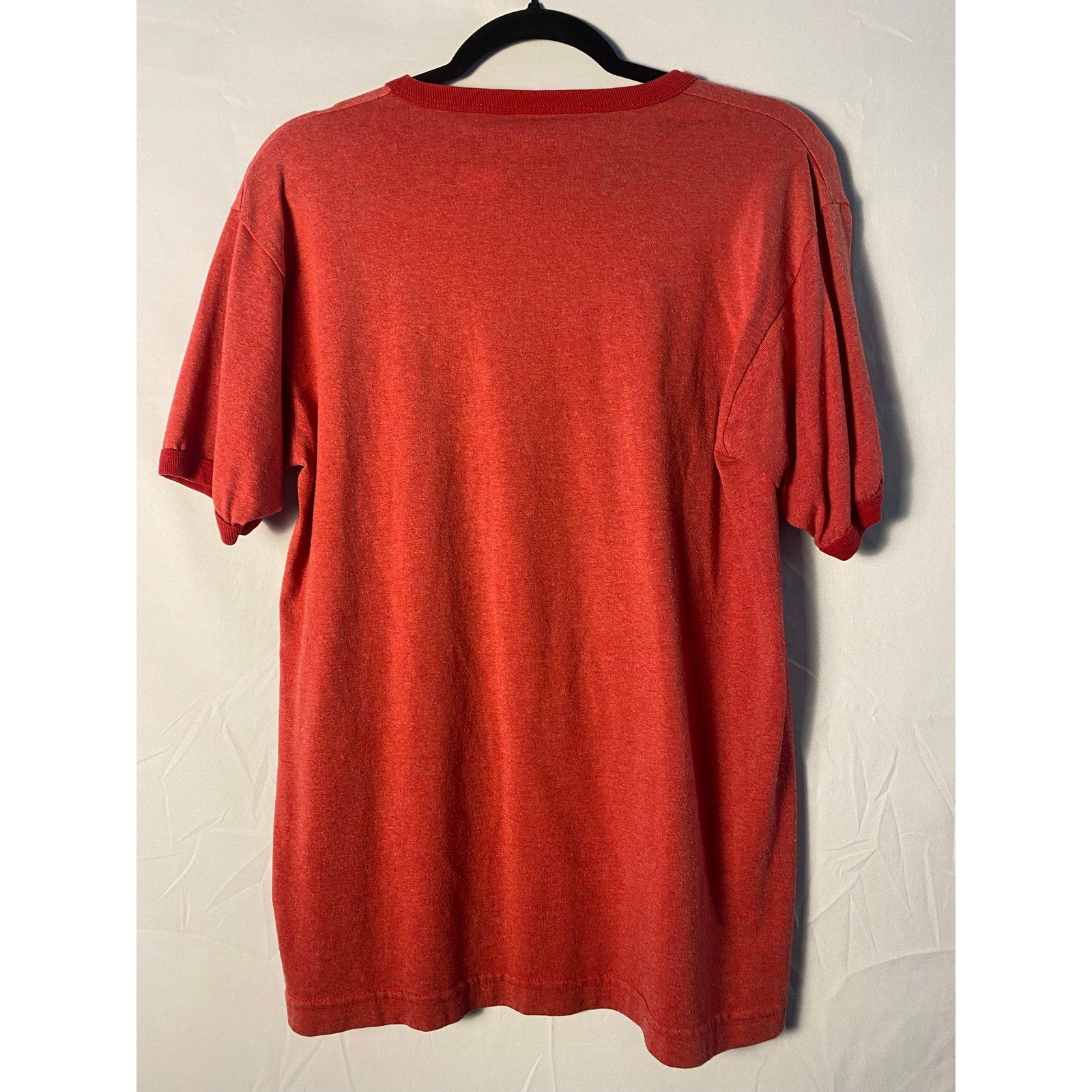 2005 Creature From The Black Lagoon Ringer Graphic Print Red Shirt Men's Large