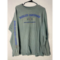 Harley Davidson Motorcycles Sun Harley Green Long Sleeve Shirt Men's Size Large