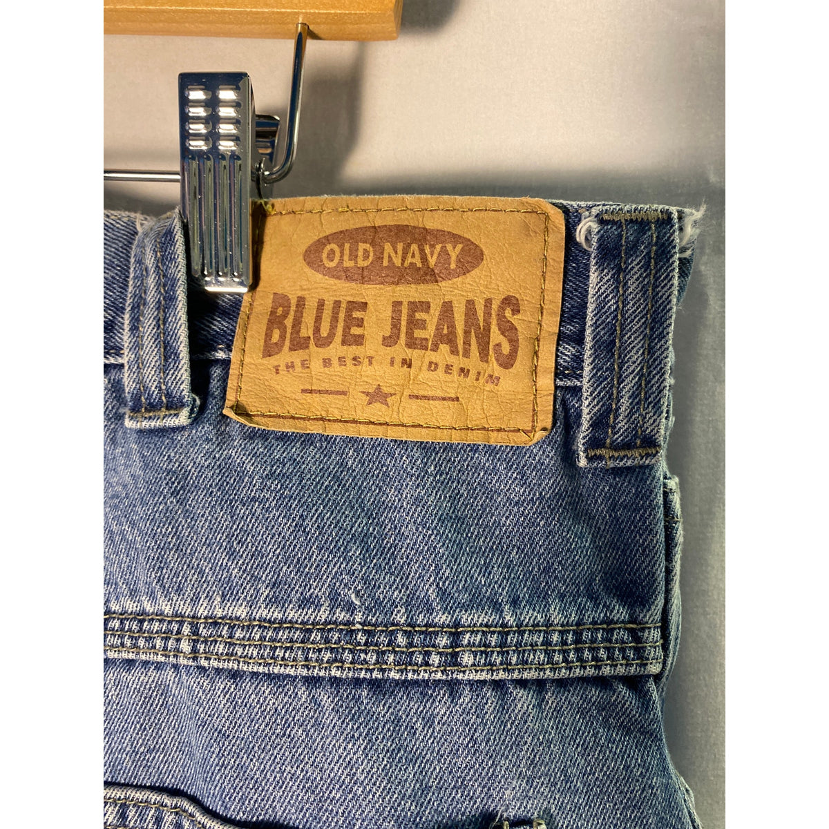 Vintage Old Navy Wide Leg Blue Jeans Denim Side Pockets Women's Size 36
