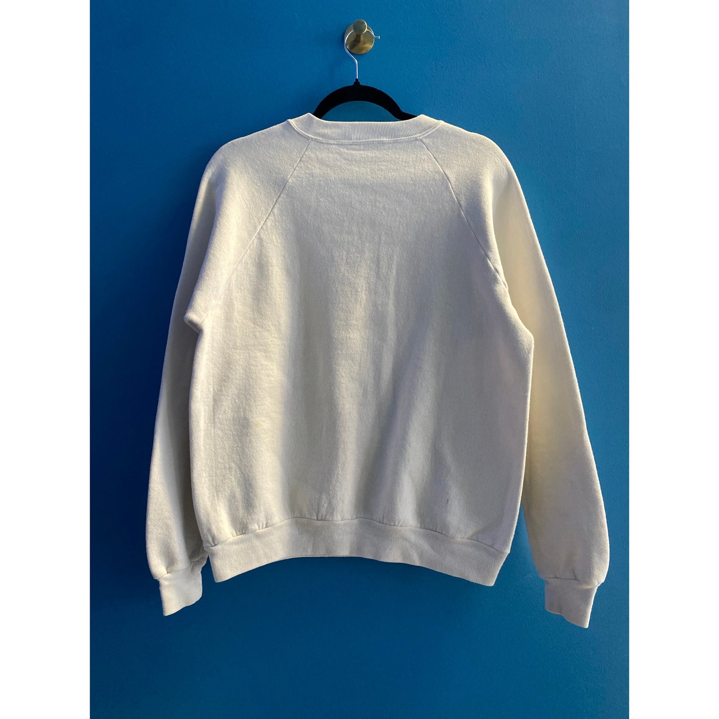 Disney Minnie Mouse Crew Neck Sweatshirt White Single Stitch Women's Size XL