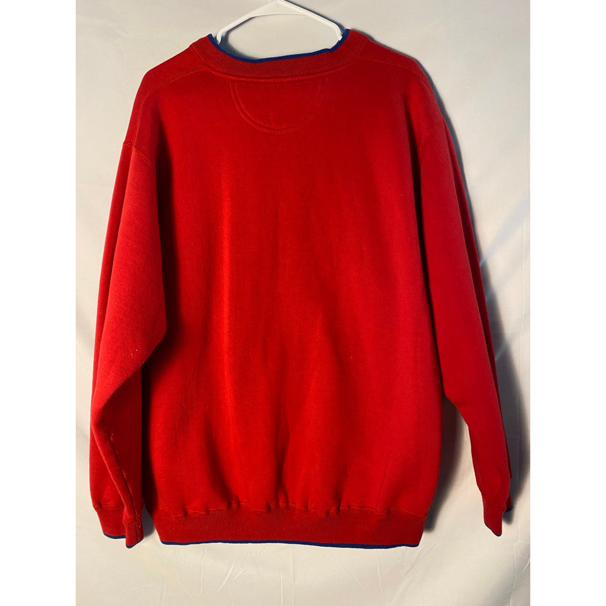 Vintage Pooh Bear Embroidered Red Crewneck Sweater