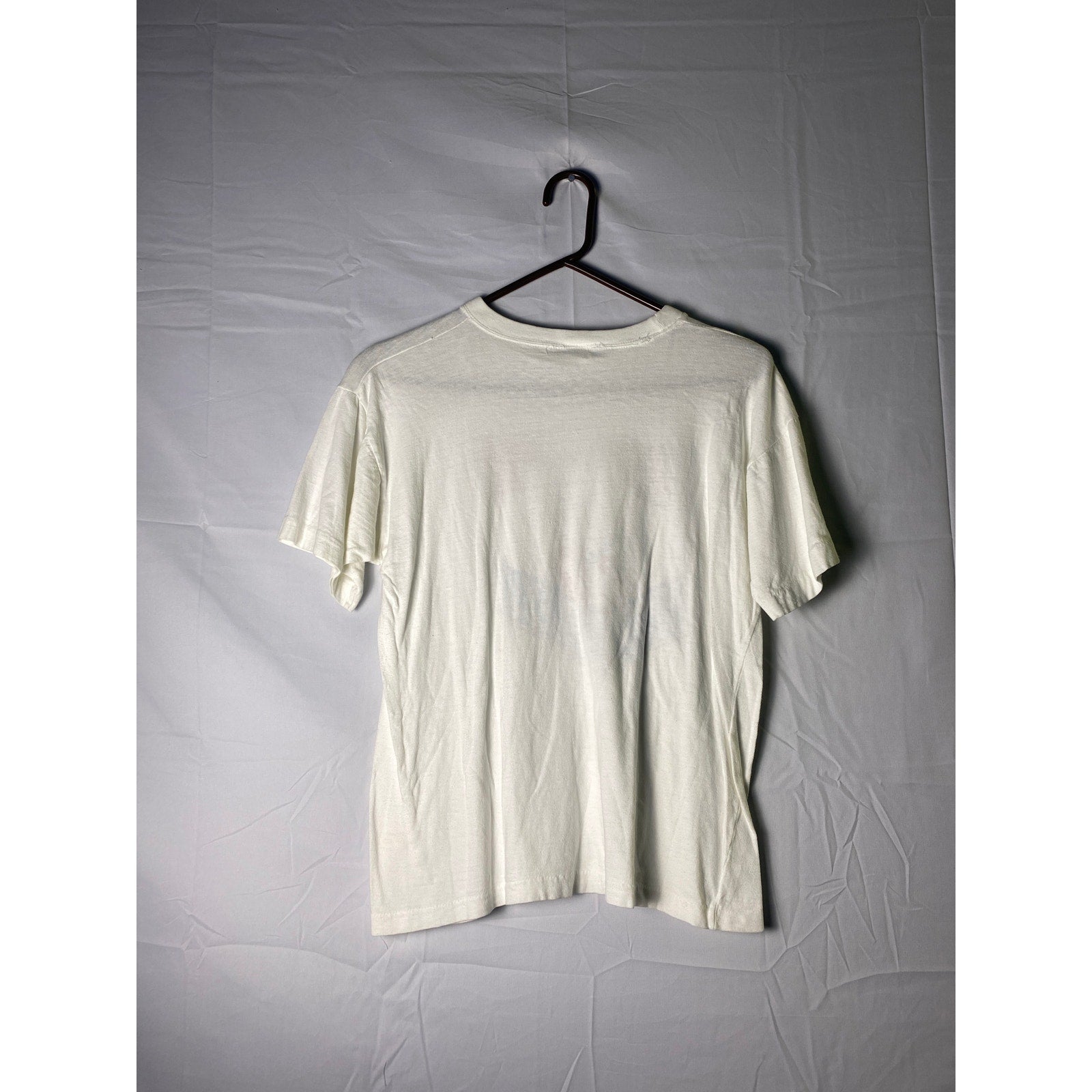 Vintage 1990s Gulf War Bart Simpson Desert Shield White T-shirt Women's Medium