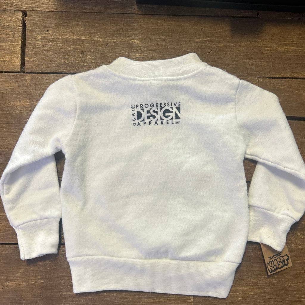 Rabbit Skins Indiana University Little Dribblers Club White Sweatshirt 6 Months