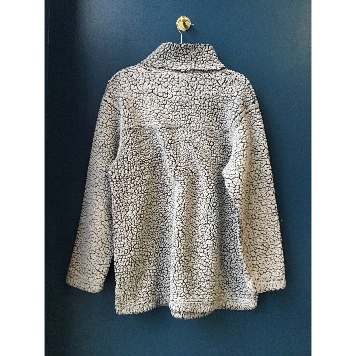 Gray Sherpa IU Indiana University Pullover Quarter Zip Women's Size XXL
