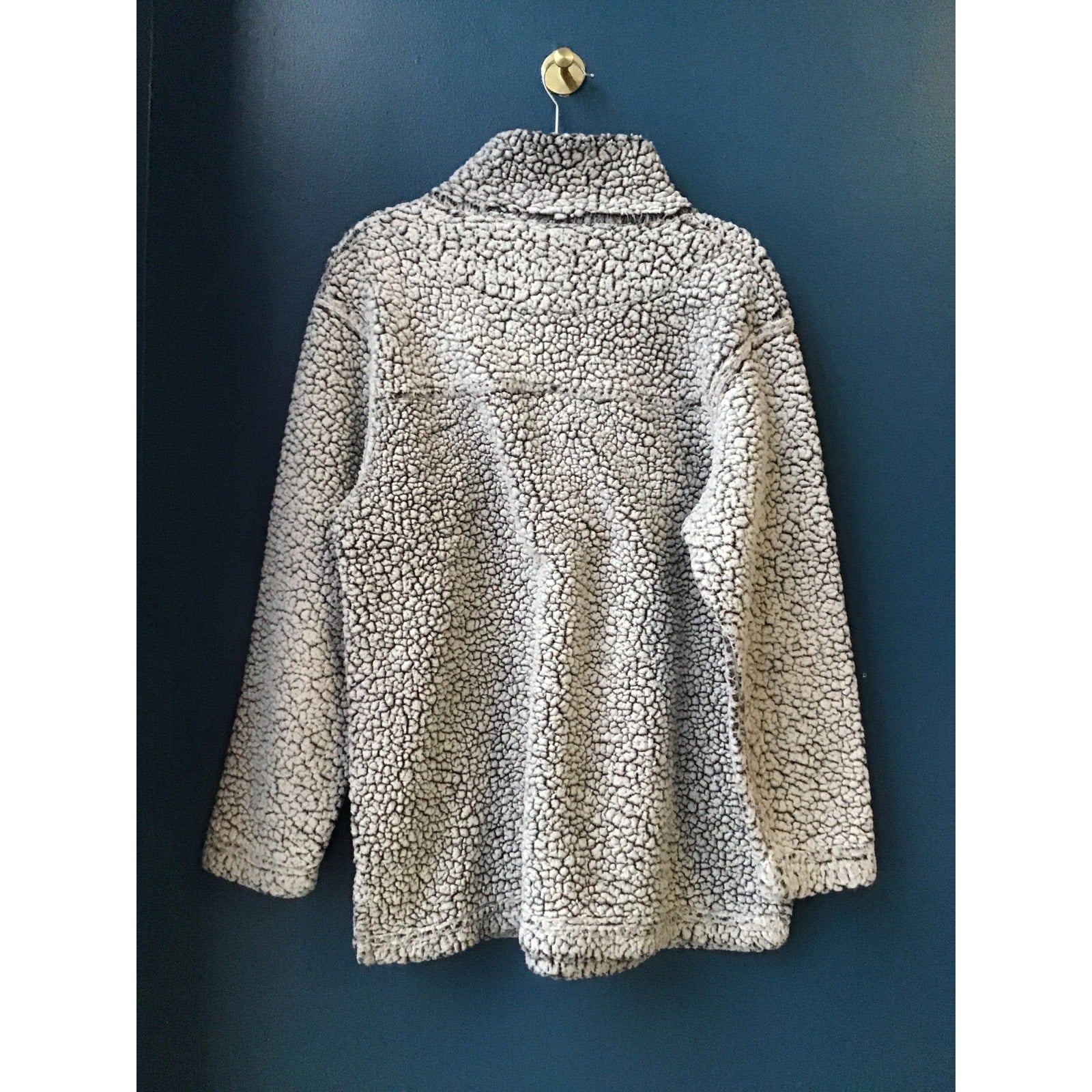Gray Sherpa IU Indiana University Pullover Quarter Zip Women's Size XXL