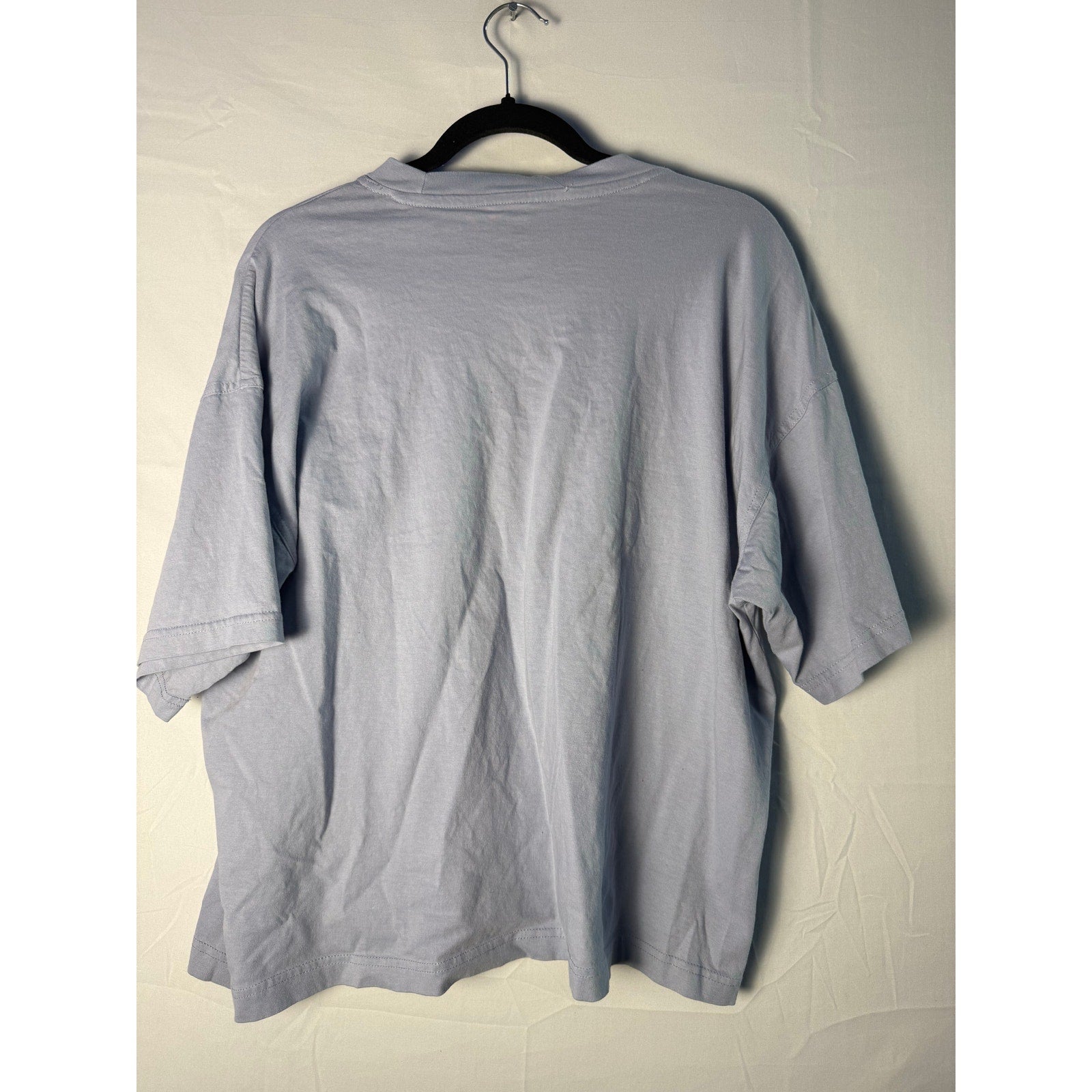 H&M Lavender Oversized Tee Shirt Crewneck Casual Short Sleeve Men's Medium