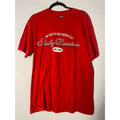 Harley Davidson 1903- 2003 Anniversary Uke's Kenosha, WI Red Graphic Shirt Large