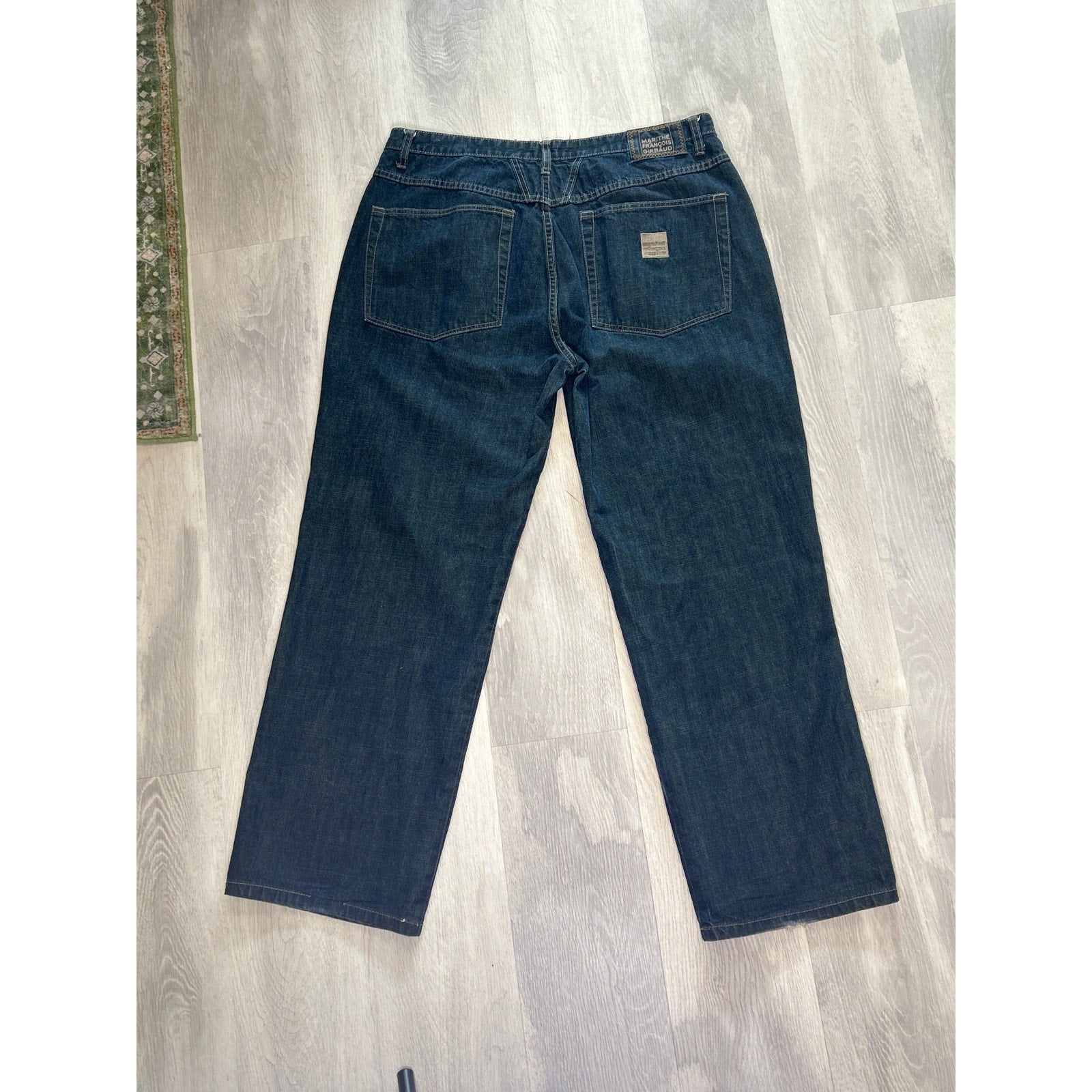 Marithe + Francois Girbaud Straight Leg Dark Wash Jeans Men's Size 40/34