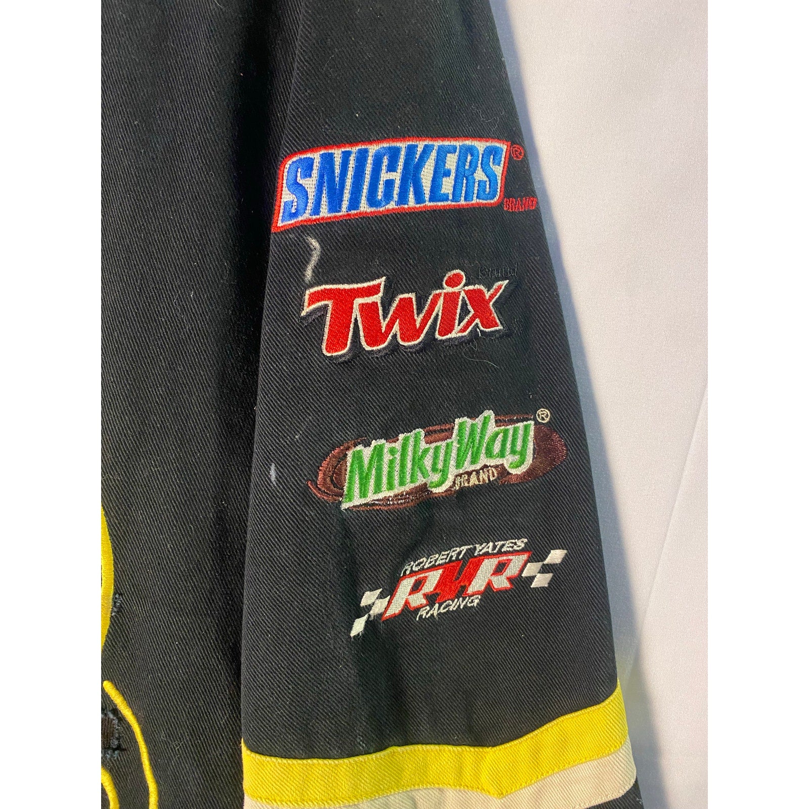 Vintage Chase Authentics  Nascar M&M Shrek 3 Promo #38 Jacket Size XL Reversible