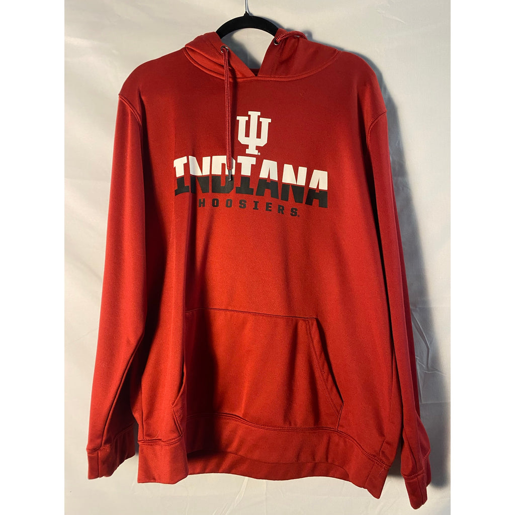 IU Indiana Red Hoodie w/Two Toned Graphic