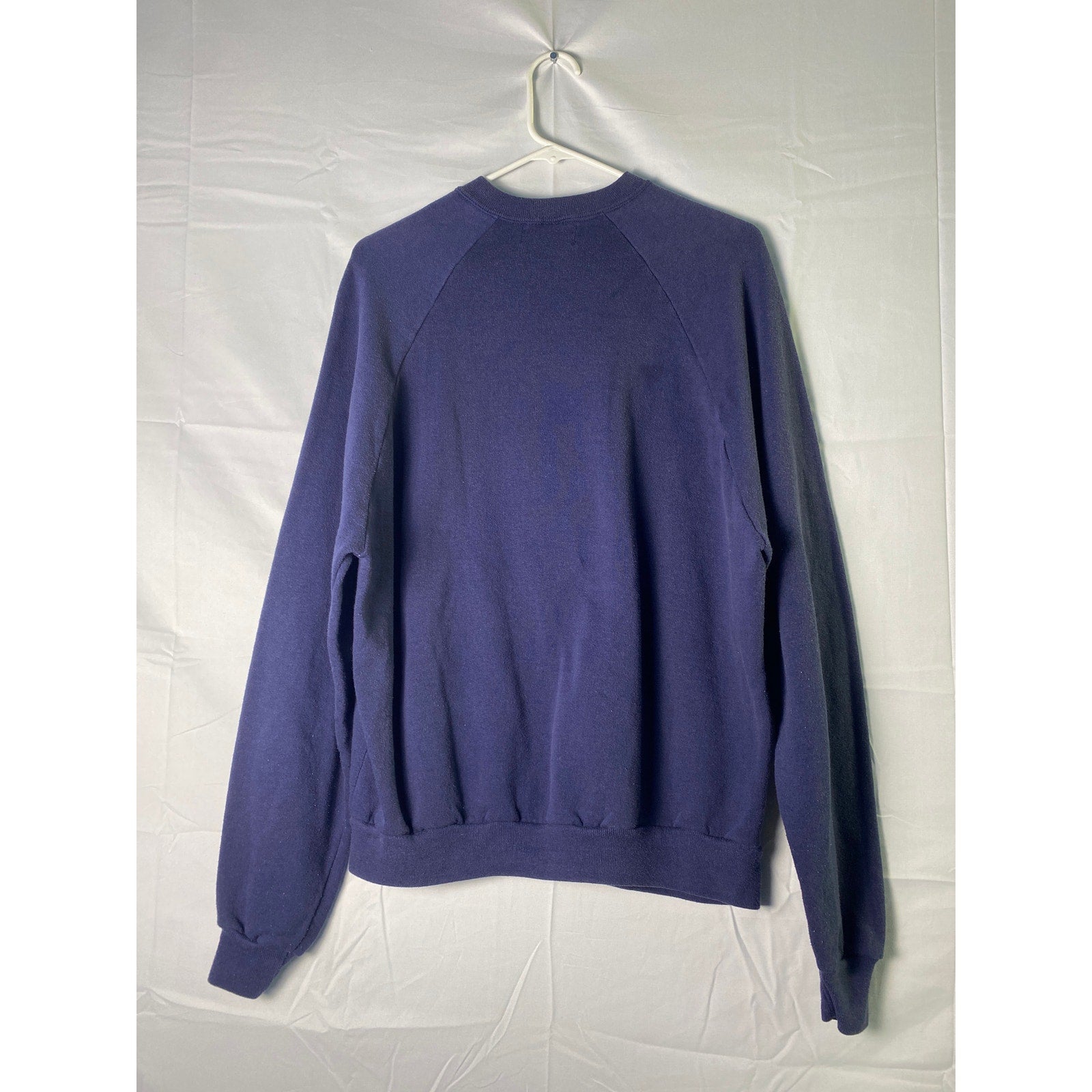 Jerzees Calvin & Hobbes Embroidered Crew Neck Navy Blue Sweatshirt Men's XXL