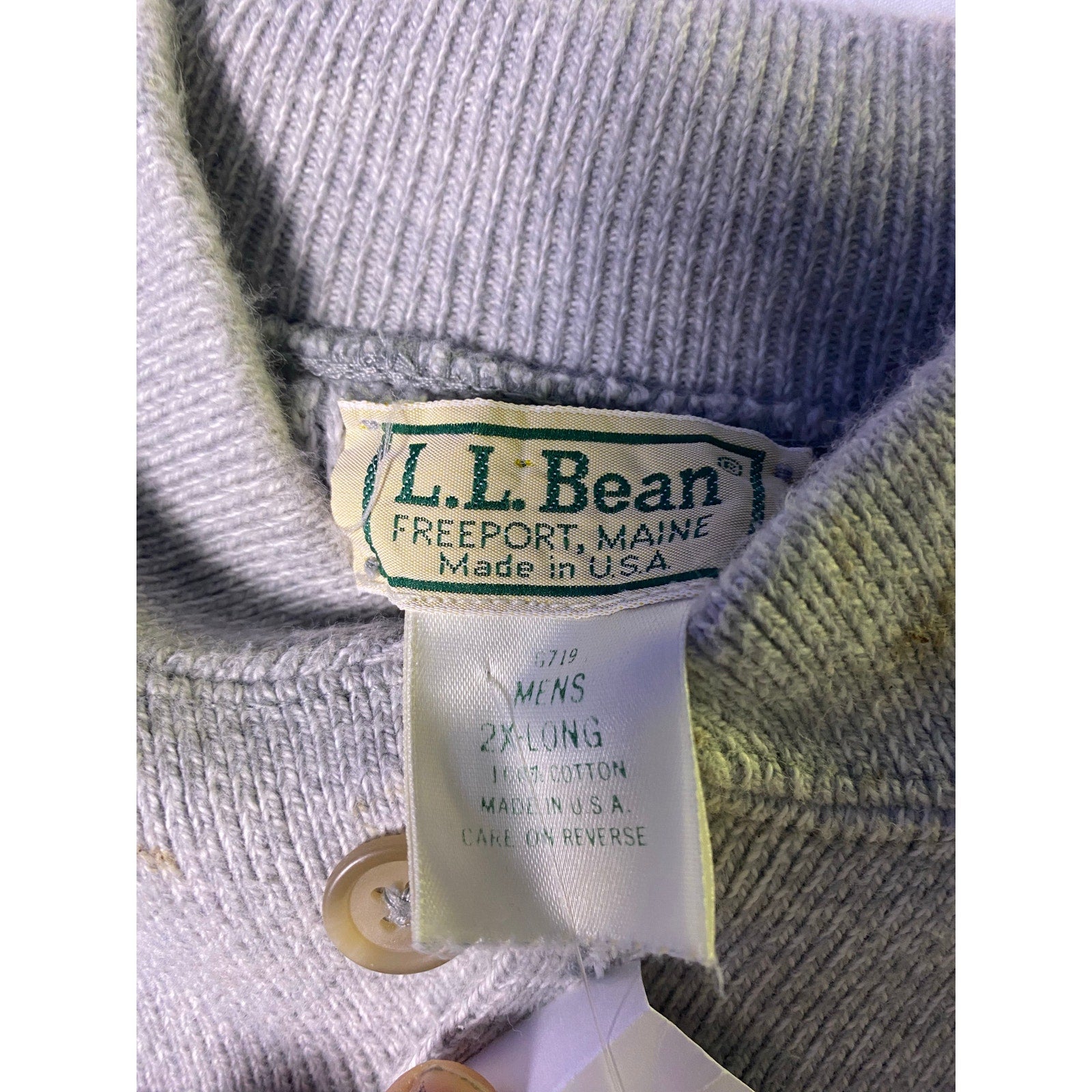 90s LL Bean Collar Sweater