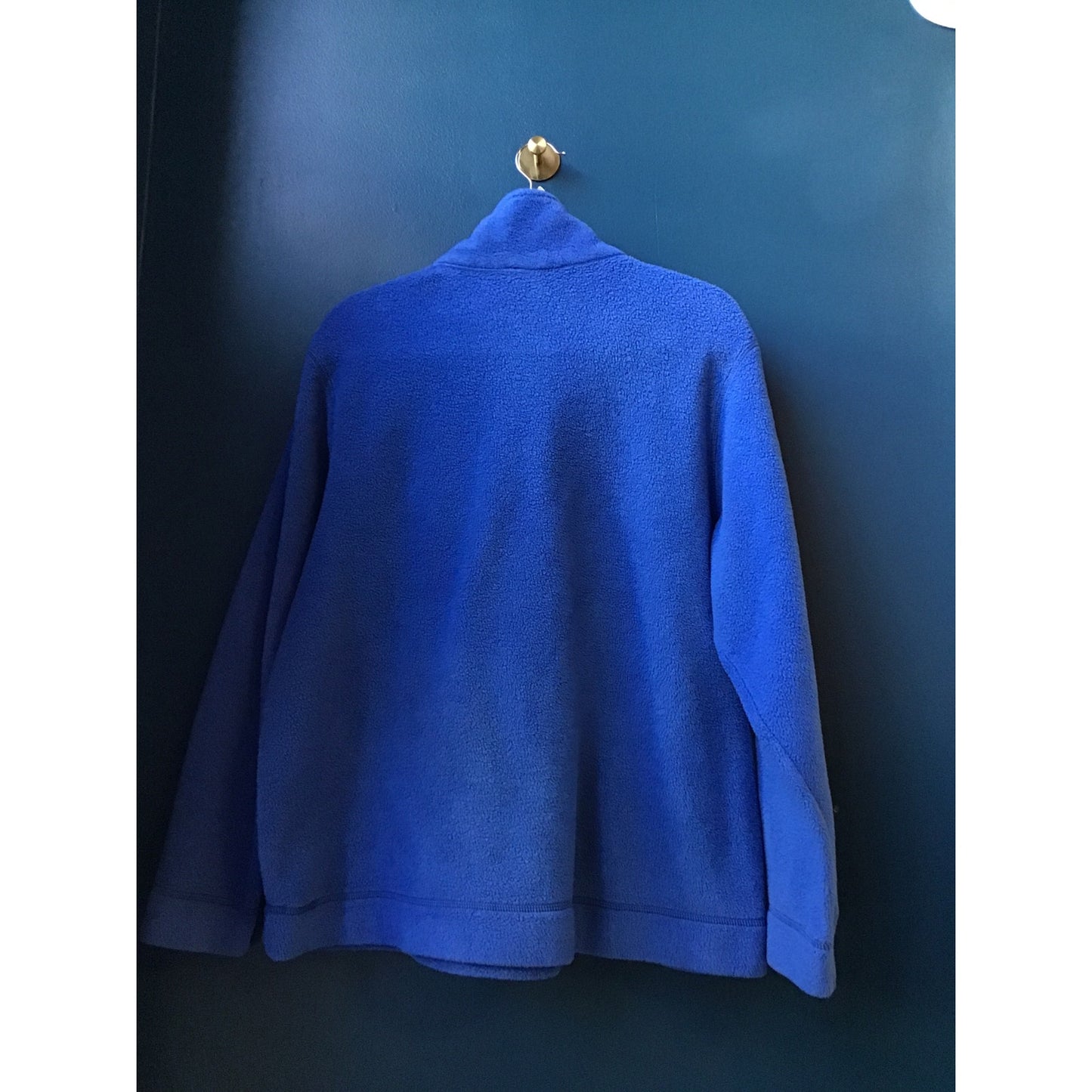 Disney Eeyore Quarter Zip Fleece Pullover Blue Winnie the Pooh Adult Size XL