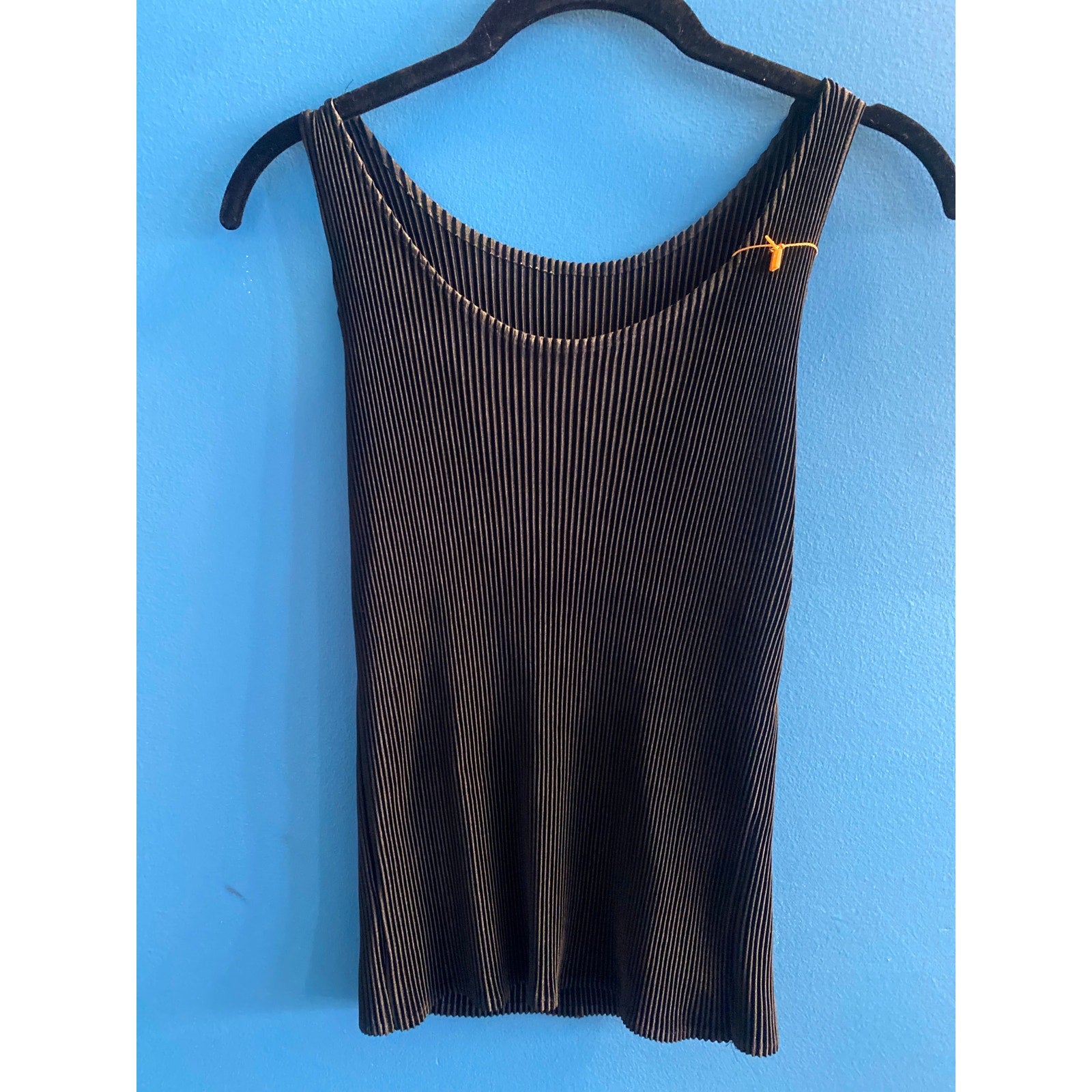 Vintage 90s Younique Black Tank Top Sleeveless Women's Size Small